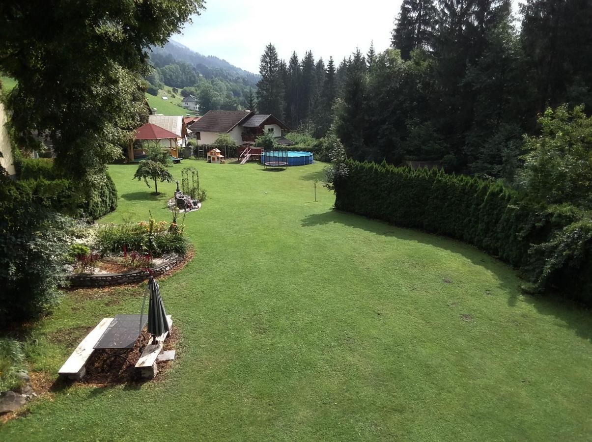 Garten- & Loggia-Appartement Herrenhaus Dellach im Drautal Bagian luar foto